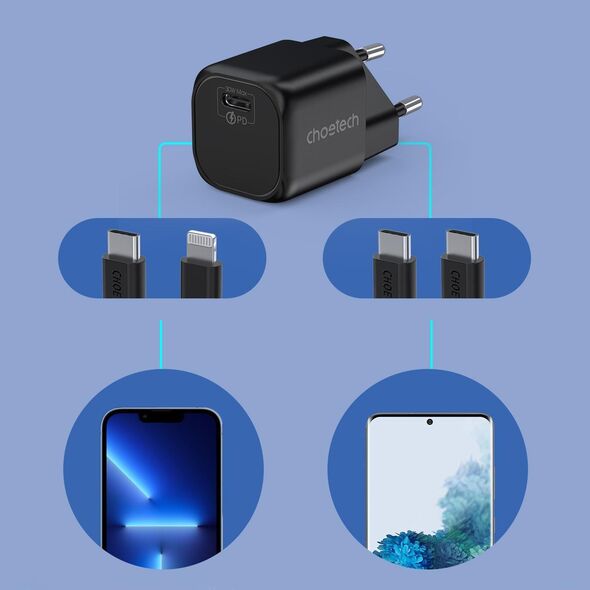 Ładowarka Choetech PD5007 1x USB-C 3 A (6932112101686)