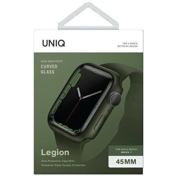 Uniq UNIQ etui Legion Apple Watch Series 7 45mm zielony/green