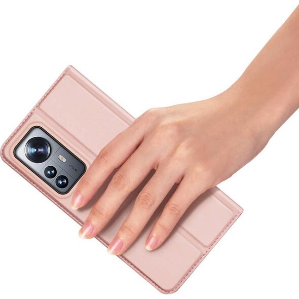 Dux Ducis Dux Ducis Skin Pro kabura etui pokrowiec z klapką Xiaomi 12 Pro różowy