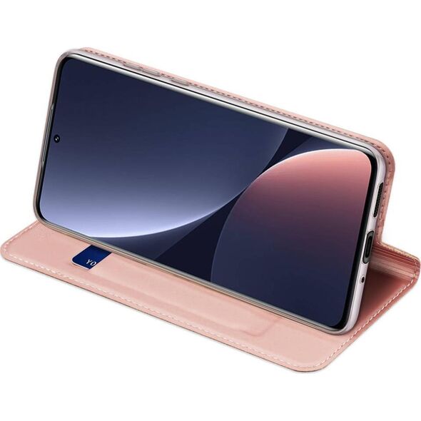 Dux Ducis Dux Ducis Skin Pro kabura etui pokrowiec z klapką Xiaomi 12 Pro różowy