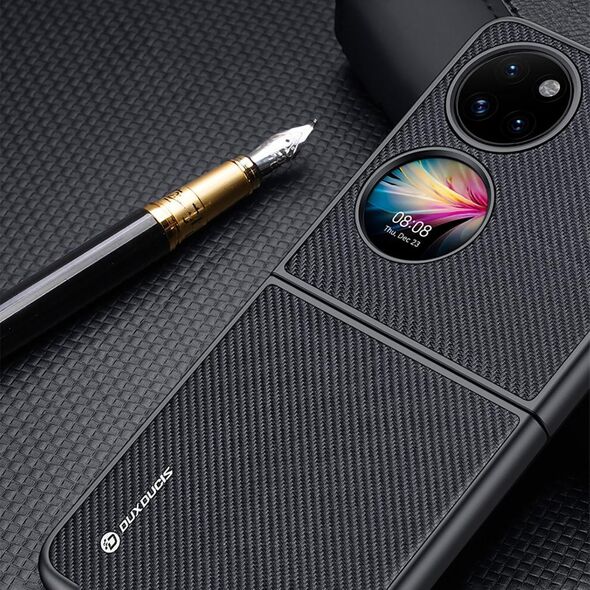 Dux Ducis Dux Ducis Fino etui pokrowiec pokryty nylonowym materiałem Huawei P50 czarny