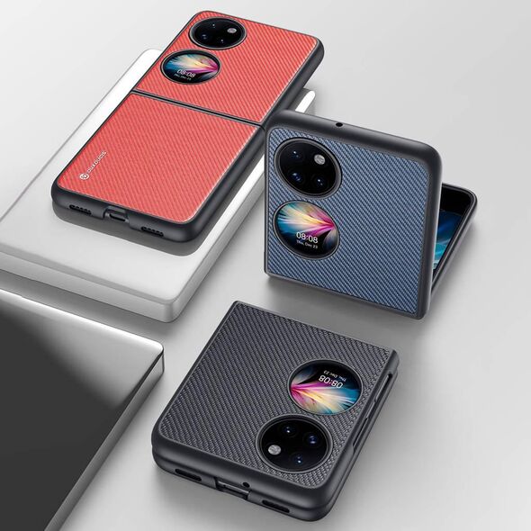 Dux Ducis Dux Ducis Fino etui pokrowiec pokryty nylonowym materiałem Huawei P50 czarny