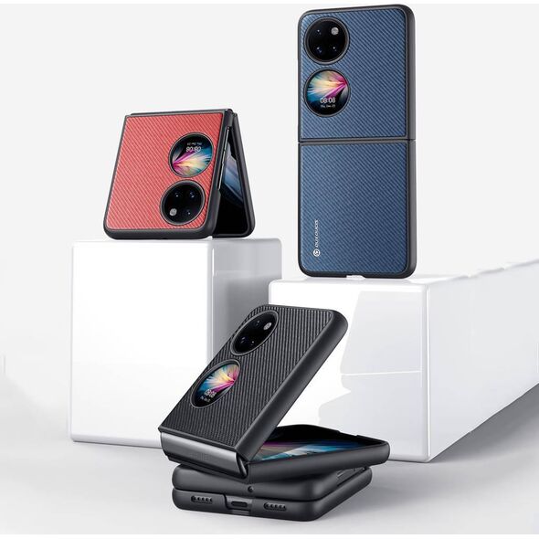 Dux Ducis Dux Ducis Fino etui pokrowiec pokryty nylonowym materiałem Huawei P50 czarny