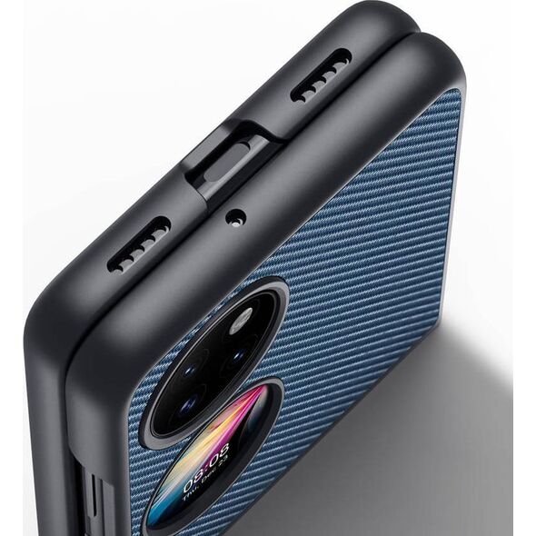 Dux Ducis Dux Ducis Fino etui pokrowiec pokryty nylonowym materiałem Huawei P50 niebieski