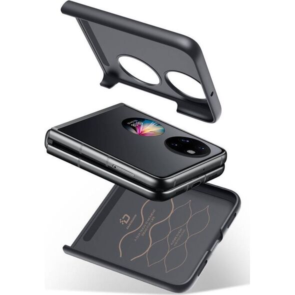 Dux Ducis Dux Ducis Fino etui pokrowiec pokryty nylonowym materiałem Huawei P50 niebieski
