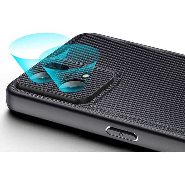 Dux Ducis Dux Ducis Fino etui pokrowiec pokryty nylonowym materiałem Oppo Reno7 Pro 5G czarny