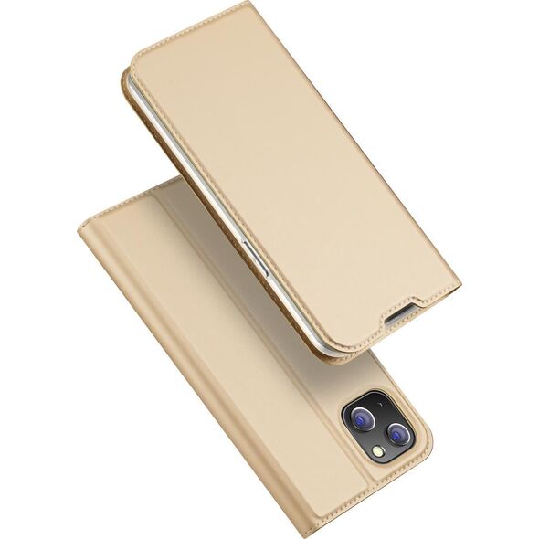 Dux Ducis Dux Ducis Skin Pro kabura etui pokrowiec z klapką iPhone 14 Max złoty