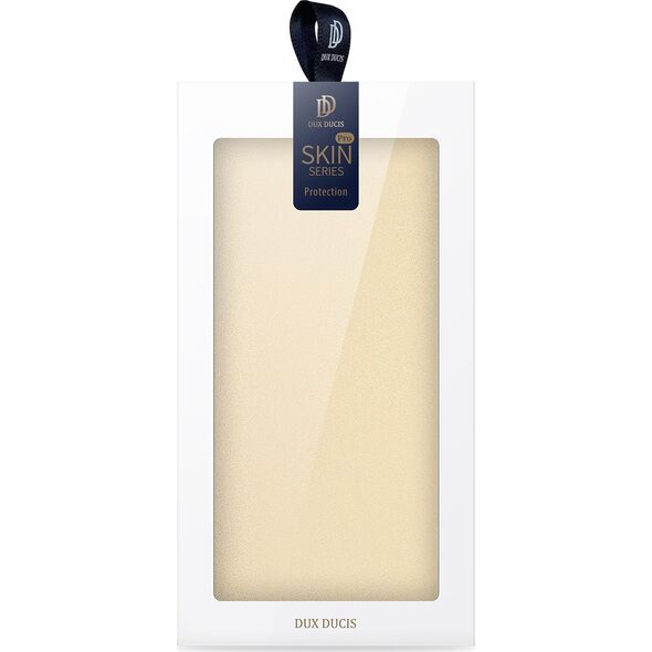 Dux Ducis Dux Ducis Skin Pro kabura etui pokrowiec z klapką iPhone 14 Max złoty