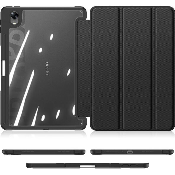 Etui na tablet Dux Ducis Dux Ducis Toby pancerne etui z klapką Smart Case do Oppo Pad z uchwytem na rysik czarny