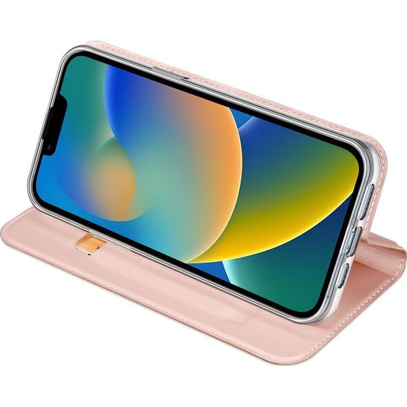 Dux Ducis Dux Ducis Skin Pro kabura etui pokrowiec z klapką iPhone 14 Max różowy