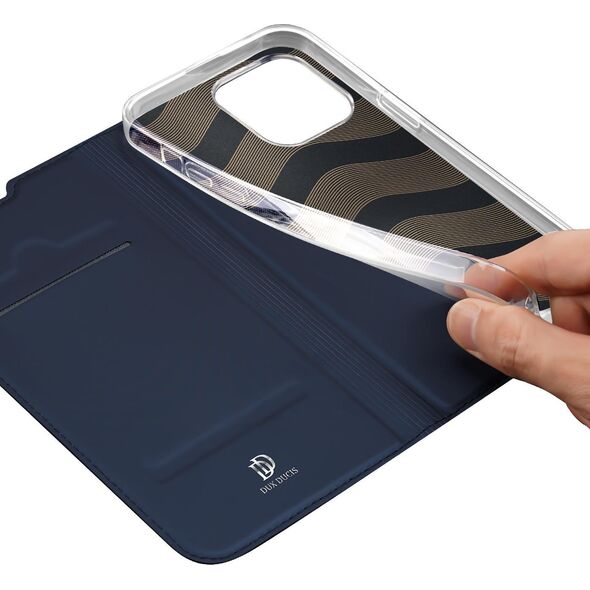 Dux Ducis Dux Ducis Skin Pro kabura etui pokrowiec z klapką iPhone 14 Pro niebieski