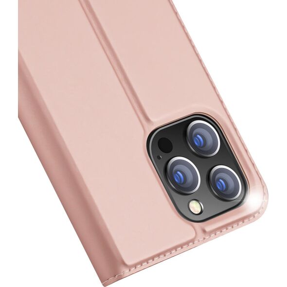 Dux Ducis Dux Ducis Skin Pro kabura etui pokrowiec z klapką iPhone 14 Pro Max różowy