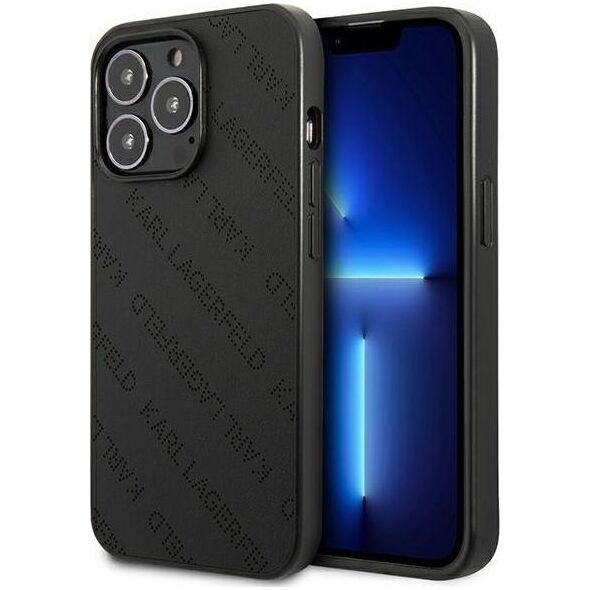 Karl Lagerfeld Karl Lagerfeld KLHCP13XPTLK iPhone 13 Pro Max 6,7" hardcase czarny/black Perforated Allover