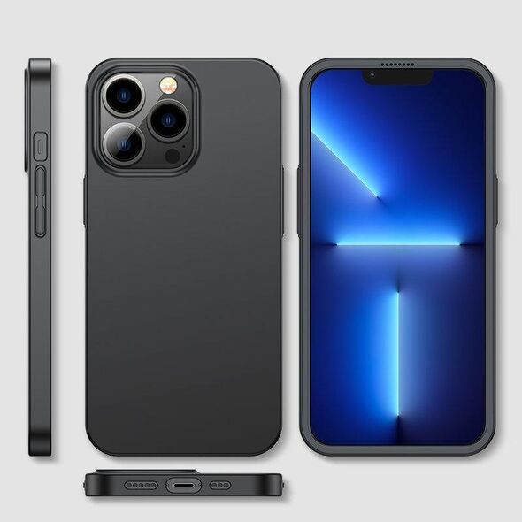 Joyroom Joyroom 360 Full Case etui pokrowiec do iPhone 13 Pro Max obudowa na tył i przód + szkło hartowane czarny (JR-BP928 black)