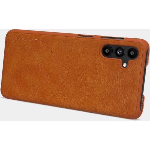 Nillkin Nillkin Qin skórzana kabura etui Samsung Galaxy A13 5G brązowy