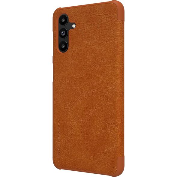 Nillkin Nillkin Qin skórzana kabura etui Samsung Galaxy A13 5G brązowy