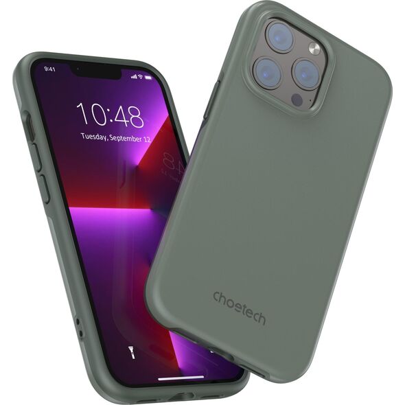 Choetech Choetech MFM Anti-drop case etui Made For MagSafe do iPhone 13 Pro zielony (PC0113-MFM-GN)