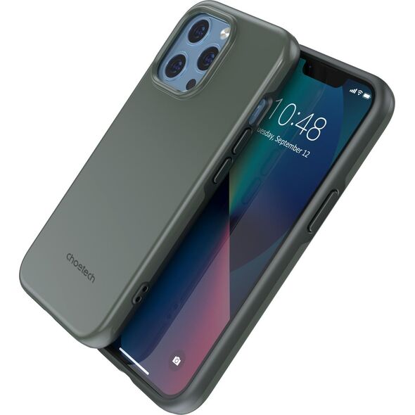 Choetech Choetech etui pokrowiec iPhone 13 Pro Max zielony (PC0114-MFM-GN)