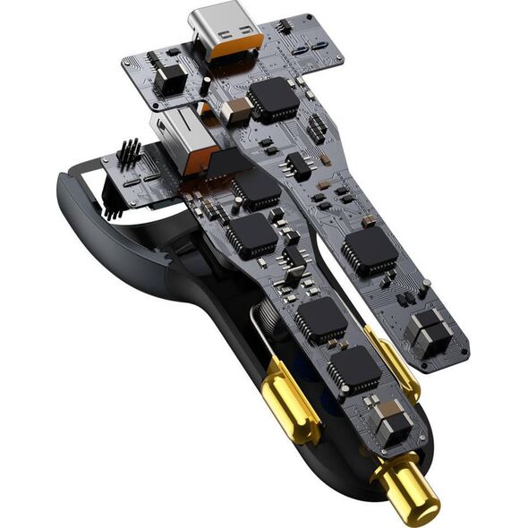 Ładowarka Baseus TZCCZM-0G 1x USB-A 2x USB-C 5 A  (BSU3243GRY)