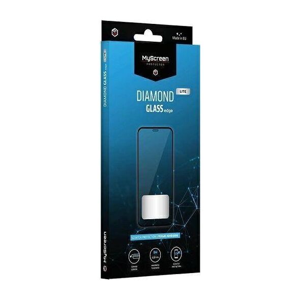 MyScreen Protector MS Diamond Glass Edge Lite FG iPhone 14 6,1" czarny/black Full Glue