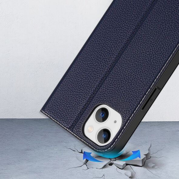 Dux Ducis Dux Ducis Skin X2 etui do iPhone 14 Plus pokrowiec z magnetyczną klapką niebieski