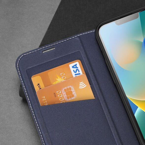 Dux Ducis Dux Ducis Skin X2 etui do iPhone 14 Plus pokrowiec z magnetyczną klapką niebieski