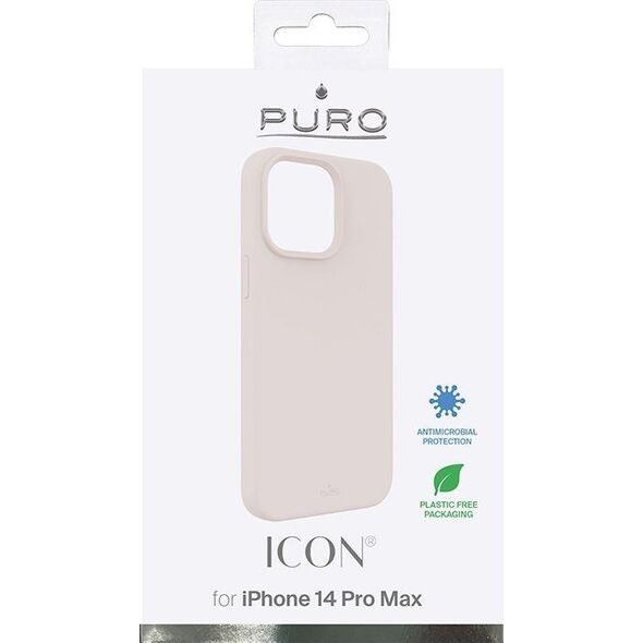 Puro PURO ICON Cover - Etui iPhone 14 Pro Max (piaskowy róż)