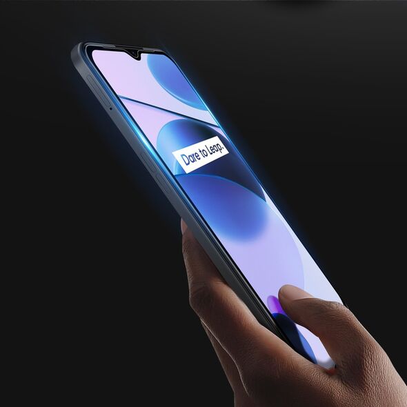 Dux Ducis Dux Ducis 9D Tempered Glass wytrzymałe szkło hartowane 9H na cały ekran z ramką Realme C35 czarny (case friendly)