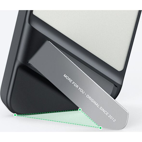 Ugreen Ugreen LP635 Kickstand Protective Case sztywne etui z żelową ramką i wbudowaną podstawką do iPhone 14 Pro czarny (90926)