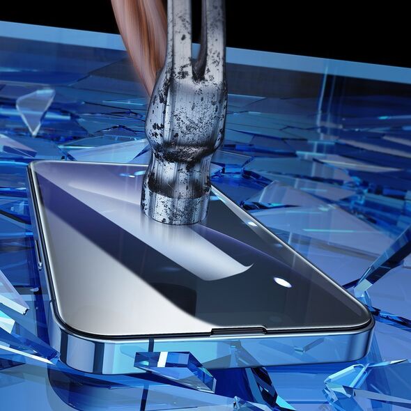 Joyroom Joyroom Easy Fit szkło hartowane Full Screen ze stelażem montażowym do iPhone 14 Plus (6,7") (JR-DH11)