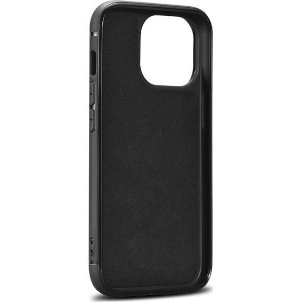 iCarer iCarer Leather Oil Wax etui pokryte naturalną skórą do iPhone 14 Pro Max (kompatybilne z MagSafe) niebieski (WMI14220720-BU)