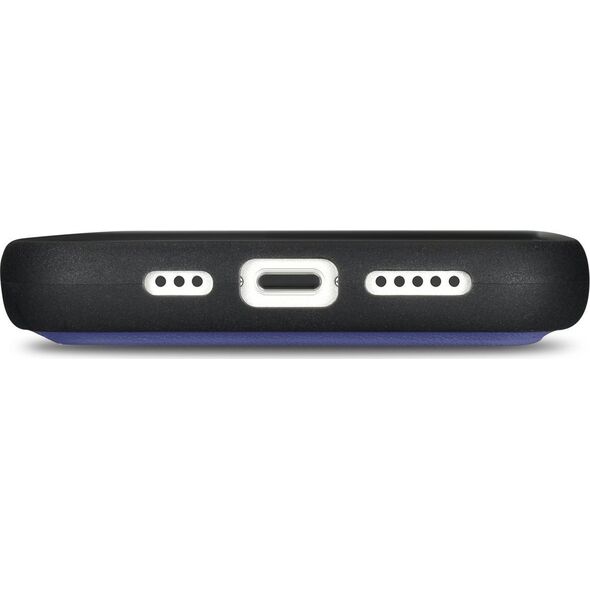 iCarer iCarer Wallet Case 2in1 etui iPhone 14 skórzany pokrowiec z klapką Anti-RFID jasnofioletowy (WMI14220725-LP)