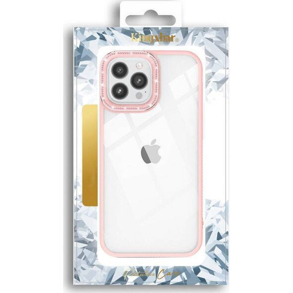 Kingxbar Etui Kingxbar Sparkle Apple iPhone 13 Pro Max różowy