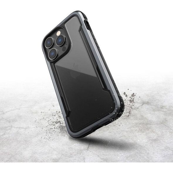 X-doria X-Doria Raptic Shield - Etui aluminiowe iPhone 14 Pro (Drop-Tested 3m) (Black)