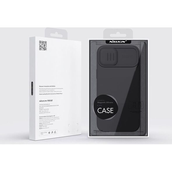 Nillkin Etui Nillkin CamShield Magnetic Silicone MagSafe Apple iPhone 14 Plus niebieski