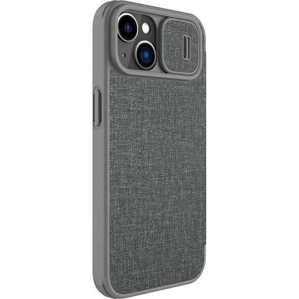 Nillkin Etui Nillkin Qin Cloth Pro Apple iPhone 14 Plus szary