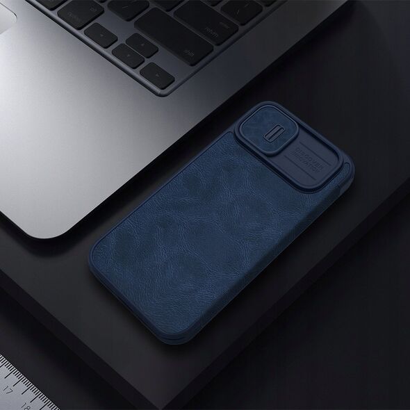 Nillkin Etui Nillkin Qin Leather Pro Apple iPhone 14 Plus niebieski