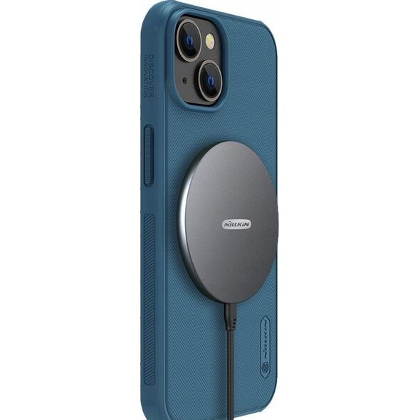 Nillkin Etui Nillkin Super Frosted Shield Pro Magnetic MagSafe Apple iPhone 14 Plus niebieski