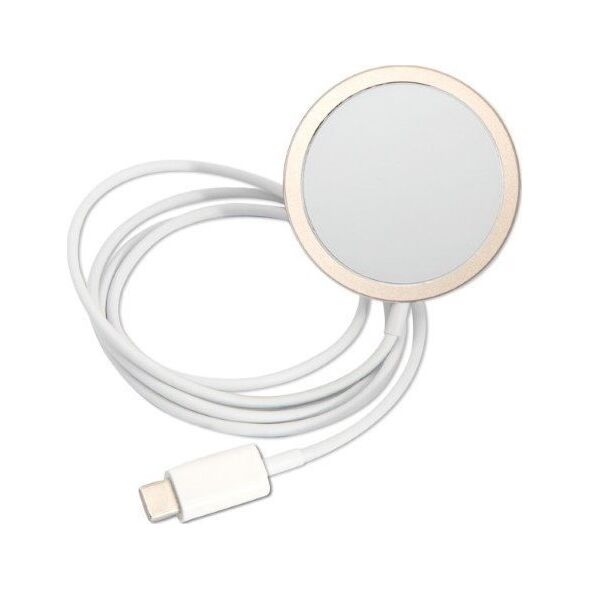 Guess Zestaw Guess GUBPP14SHMEACSH Case+ Charger iPhone 14 6,1" biały/white hard case Marble MagSafe NoSize