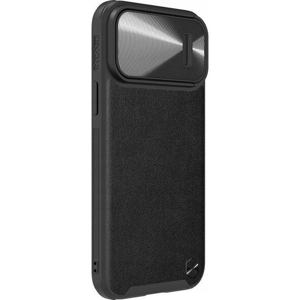 Nillkin NILLKIN CAMSHIELD LEATHER S IPHONE 14 PRO MAX, BLACK / CZARNY