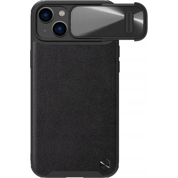 Nillkin NILLKIN CAMSHIELD LEATHER S IPHONE 14 PLUS, BLACK / CZARNY