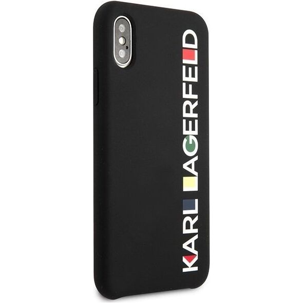 Karl Lagerfeld Etui Karl Lagerfeld KLHCPXBHWHBK Apple iPhone XS/X hardcase czarny/black Glossy Bauhaus