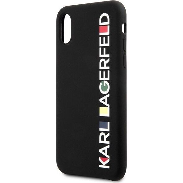 Karl Lagerfeld Etui Karl Lagerfeld KLHCPXBHWHBK Apple iPhone XS/X hardcase czarny/black Glossy Bauhaus