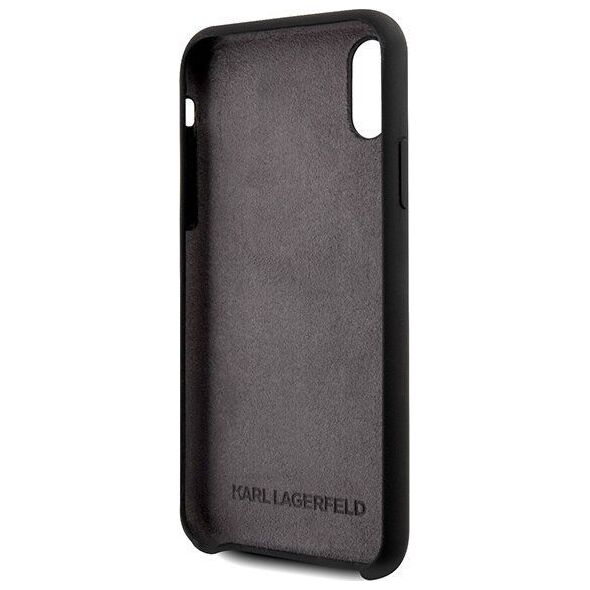 Karl Lagerfeld Etui Karl Lagerfeld KLHCPXBHWHBK Apple iPhone XS/X hardcase czarny/black Glossy Bauhaus