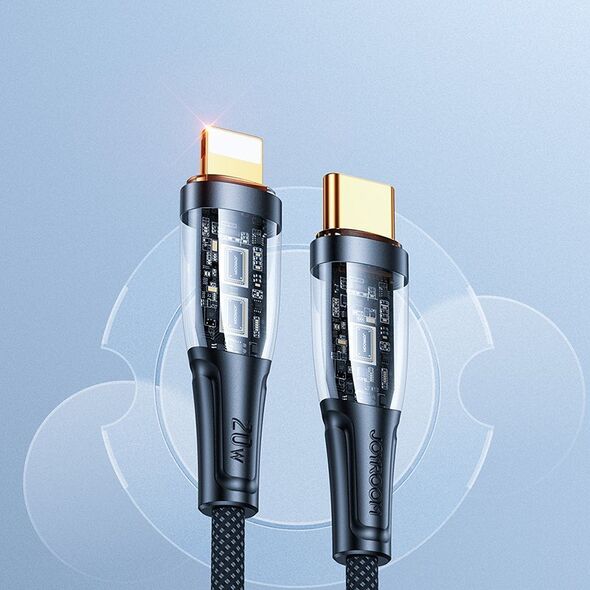 Kabel USB Joyroom USB-C - Lightning 1.2 m Czarny (JYR572)