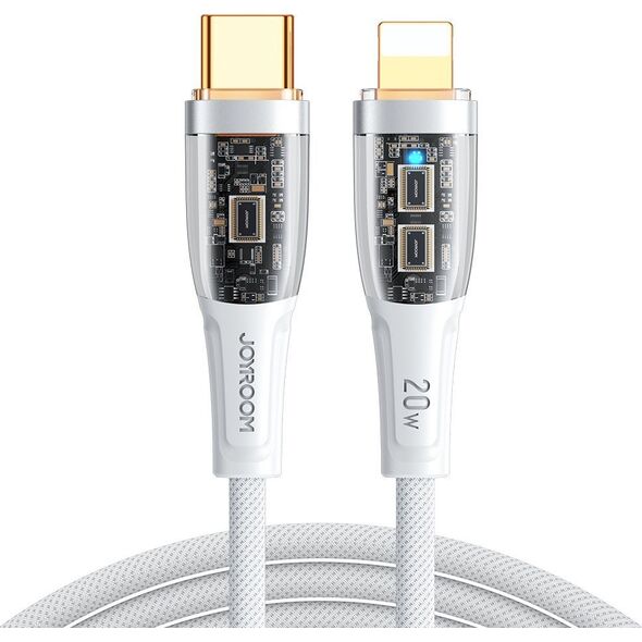 Kabel USB Joyroom USB-C - Lightning 1.2 m Biały (JYR573)