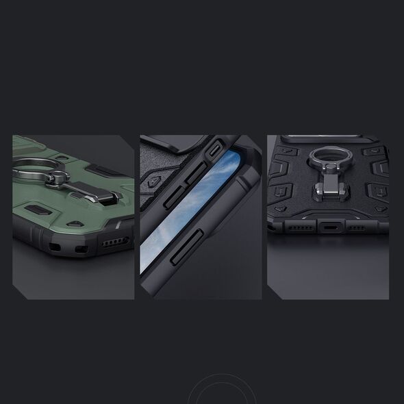 Nillkin Nillkin CamShield Armor Pro Magnetic Case etui iPhone 14 Plus magnetyczny pokrowiec MagSafe z osłoną na aparat niebieskie