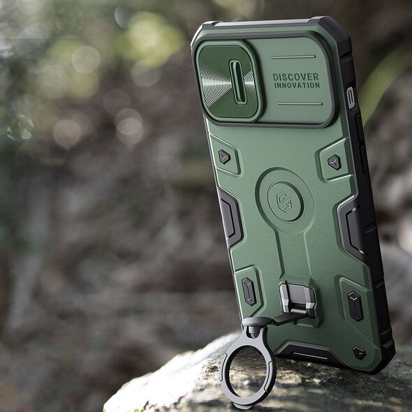 Nillkin Nillkin CamShield Armor Pro Magnetic Case etui iPhone 14 Plus magnetyczny pokrowiec MagSafe z osłoną na aparat niebieskie
