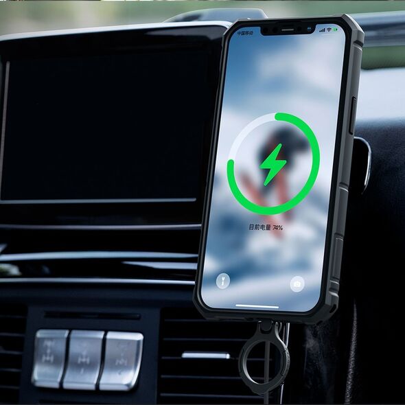 Nillkin Nillkin CamShield Armor Pro Magnetic Case etui iPhone 14 Plus magnetyczny pokrowiec MagSafe z osłoną na aparat niebieskie