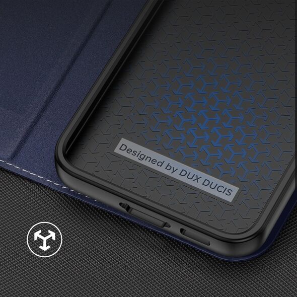 Dux Ducis Dux Ducis Skin X2 etui Samsung Galaxy S23+ pokrowiec z klapką portfel podstawka niebieskie